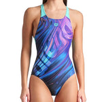 Arena Women's Flow V Back LB Swimsuit One Piece Swimming Costume BNWT