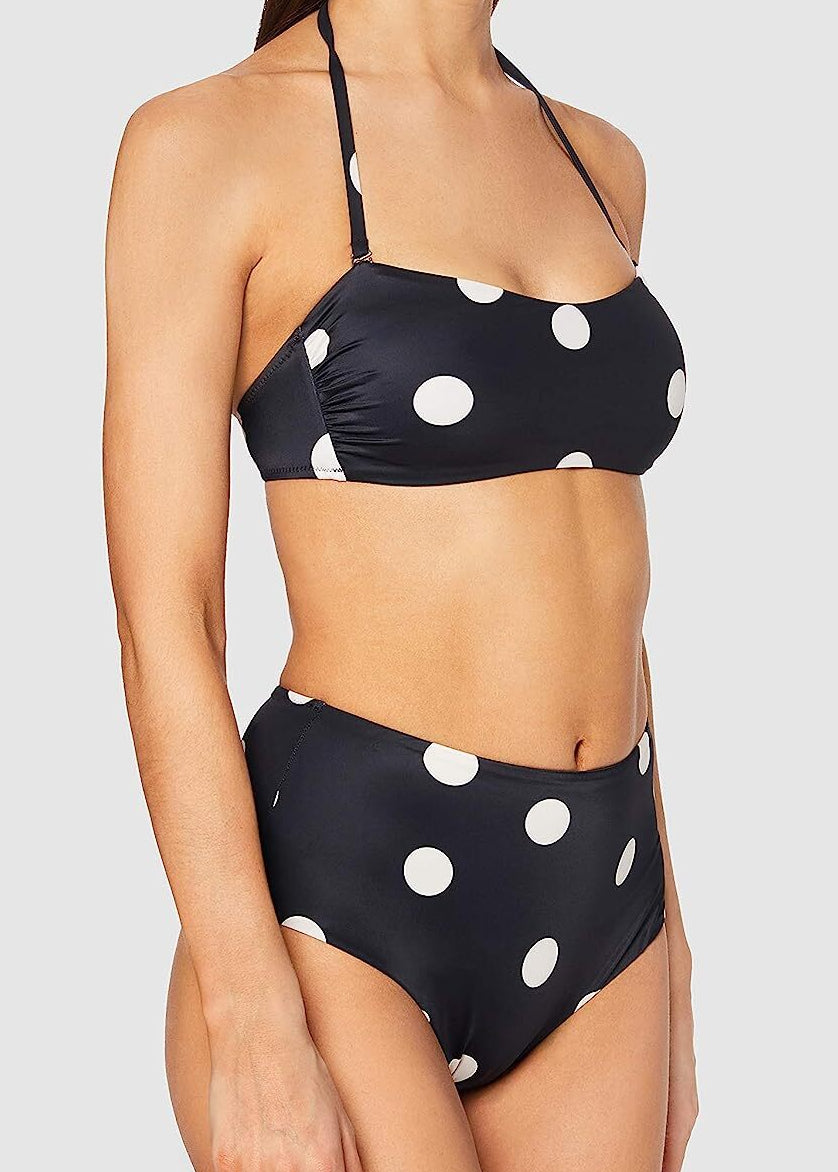 Iris & Lilly Women's Padded Bandeau Bikini Swimsuit Swimming Costume BNWT