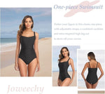 Joweechy Women's Ruched Tummy Control Swimsuit Swimming Costume Swimwear BNWT