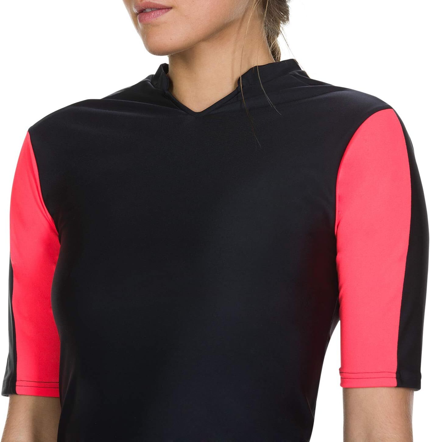 Speedo Women's Short Sleeved Hydractive Rash Top Swimsuit Swimming Costume BNWT