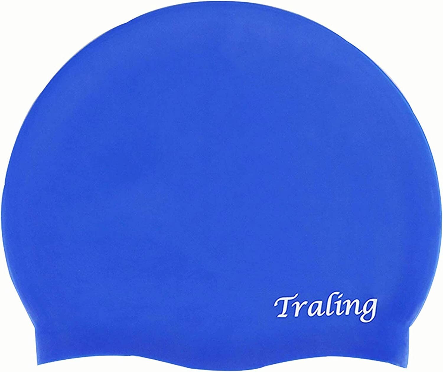 Traling Kids Swimming Cap, Silicone Swim Hat for Children Boys Girls 6-12 Years