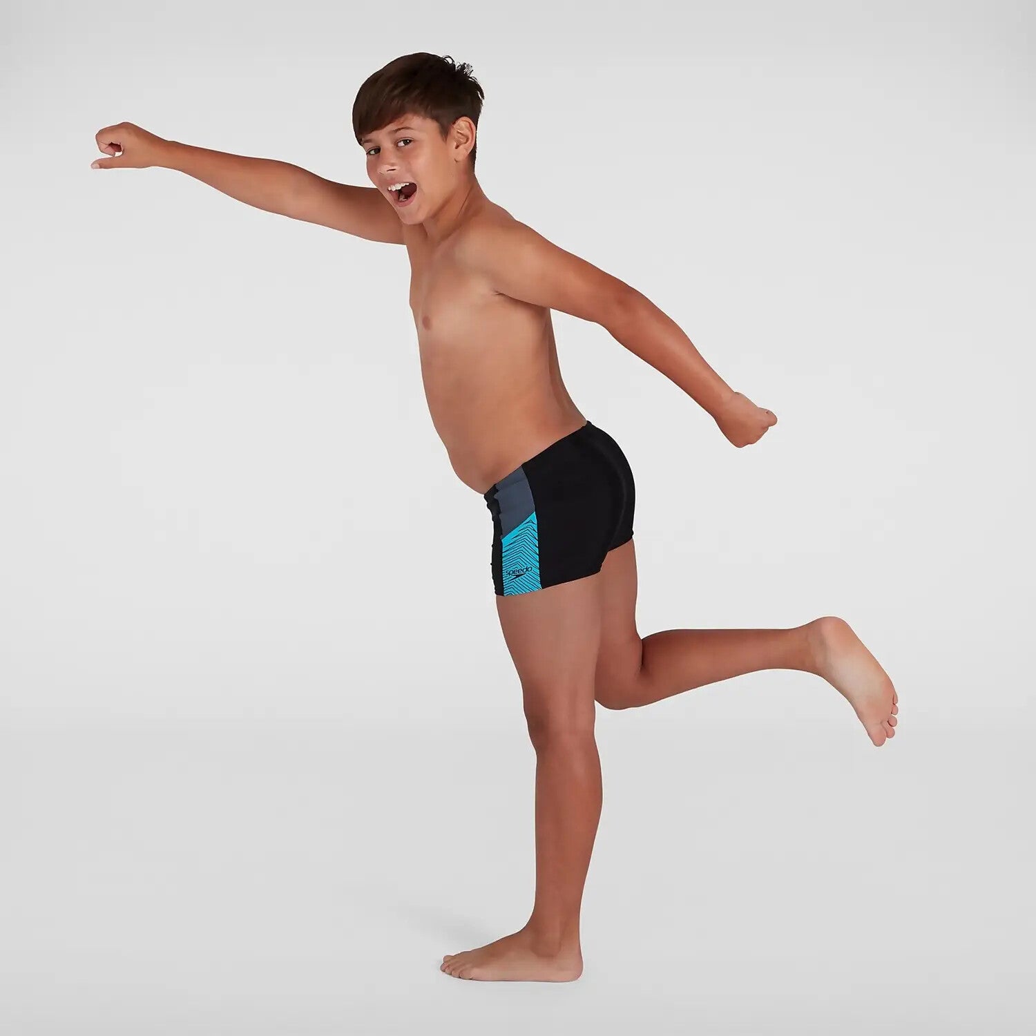 Speedo Boy's Dive Aquashort Swim Shorts Trunks Swimming Costume Swimsuit BNWT