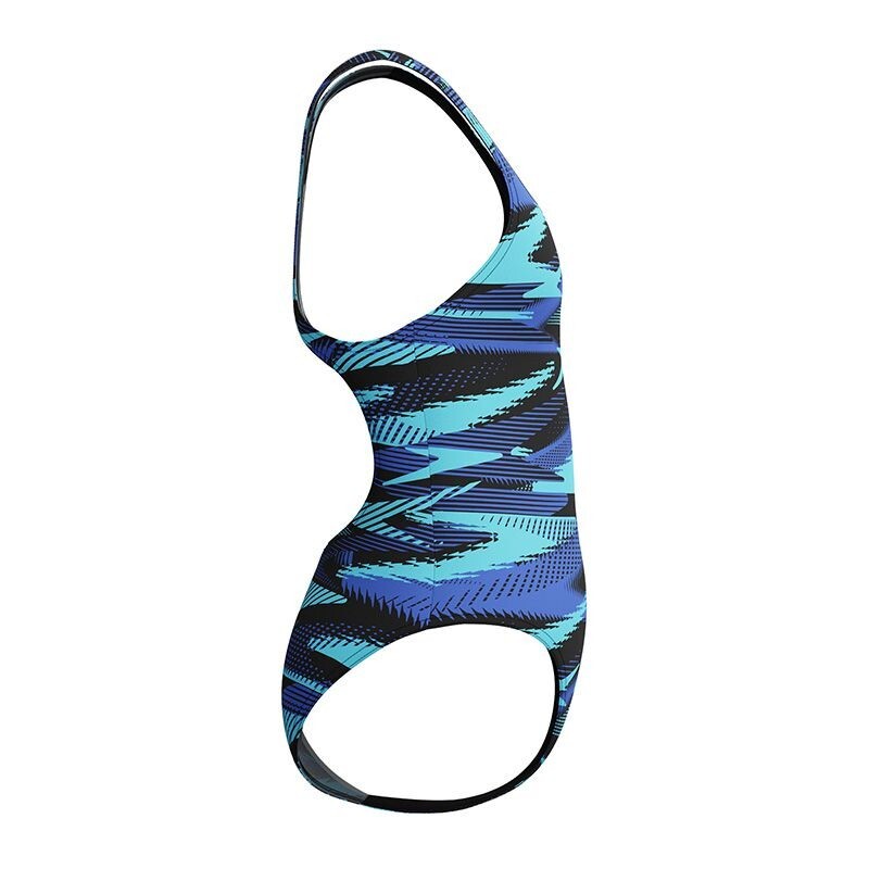 Speedo Girls Hyperboom Allover Medalist Swimsuit Swimming Costume BNWT