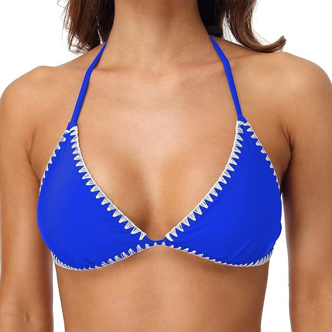 Charmo Women's Padded String Halter Bikini Swimsuit Swimming Costume BNWT