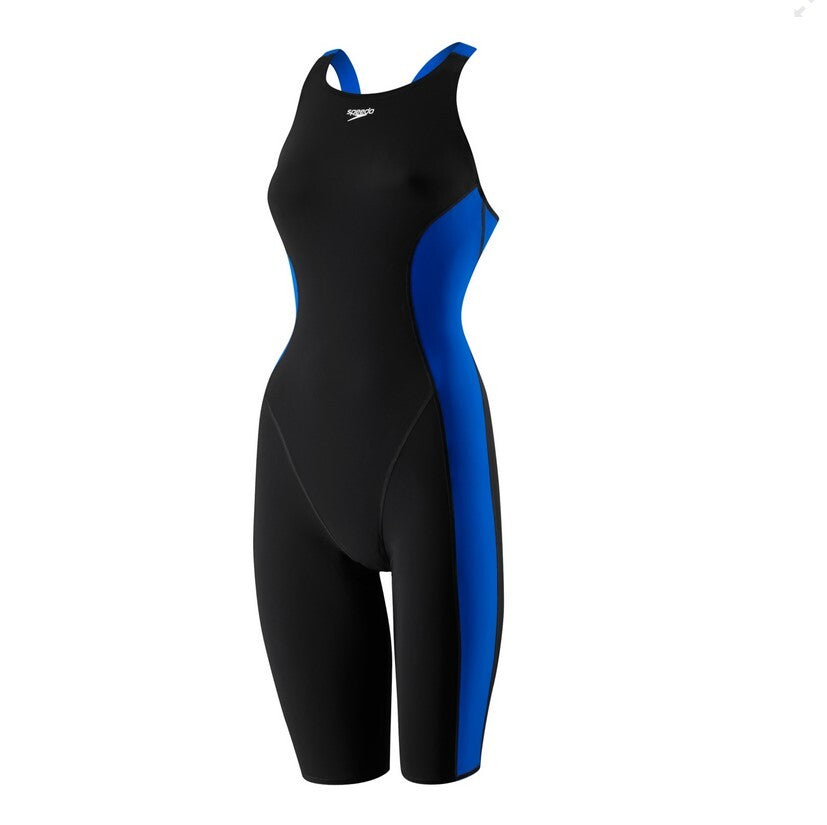 Speedo Women's Powerplus Solid Kneeskin Swimsuit Swimming Costume Legsuit BNIB