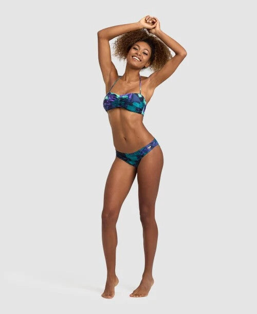 Arena Women's Bandeau Two Piece Bikini Allover Swimsuit Swimming Costume BNWT