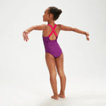 Speedo Girl's Learn To Swim Crossback Swimsuit Swimming Costume Junior BNWT