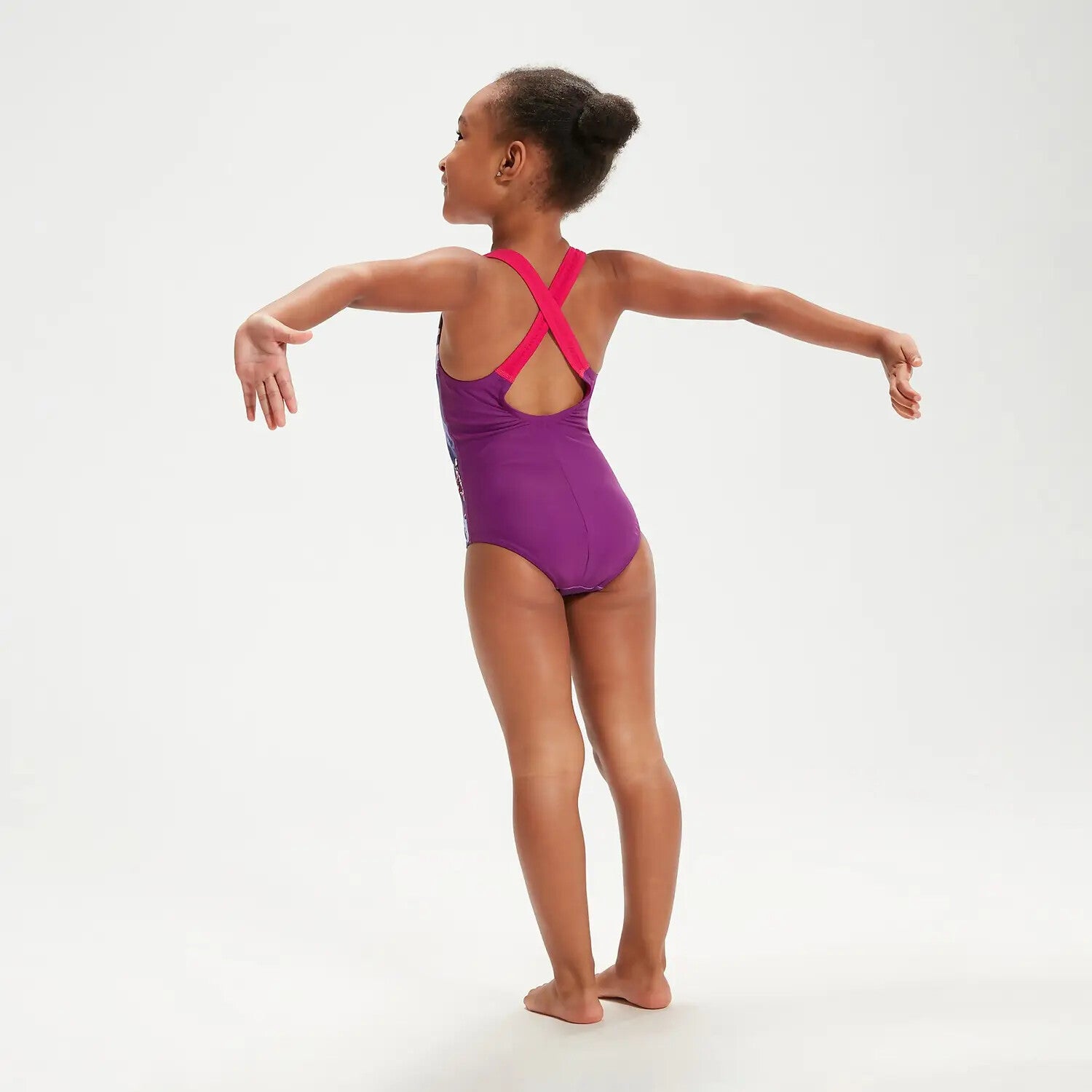 Speedo Girl's Learn To Swim Crossback Swimsuit Swimming Costume Junior BNWT