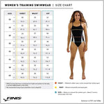 Finis Women's Openback Solid Swimsuit Swimming Costume Black BNWT