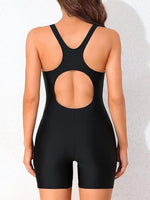 Attraco Women's Boyleg Legsuit Racerback Swimsuit Swimming Costume BNWT