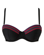 Simply Yours Women's Embroidered Bikini Top Swimsuit Swimming 34DD 36DD BNWT
