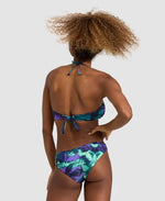 Arena Women's Bandeau Two Piece Bikini Allover Swimsuit Swimming Costume BNWT