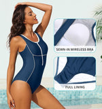 CharmLeaks Women's Padded Racerback Swimsuit Swimming Costume Swimwear BNWT