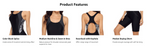 Attraco Women's Boyleg Legsuit Racerback Swimsuit Swimming Costume Kneeskin BNWT