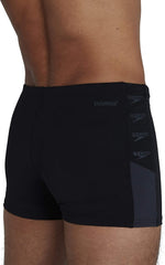 Speedo Men's Boom Logo Splice Aquashort Swimsuit Swimming Costume BNWT