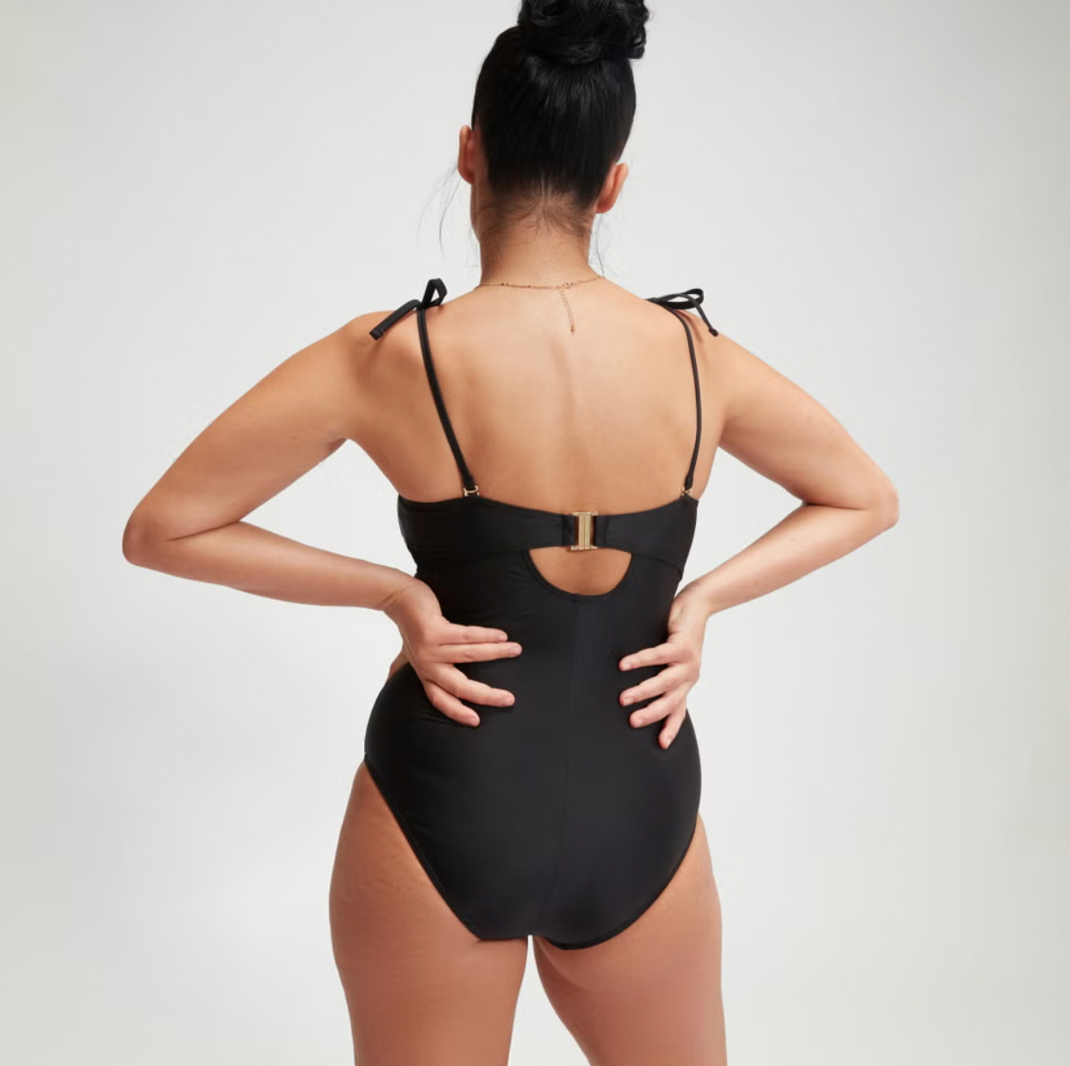 Speedo Women's Shaping Bandeau Swimsuit Swimming Costume Ladies Swimwear BNWT