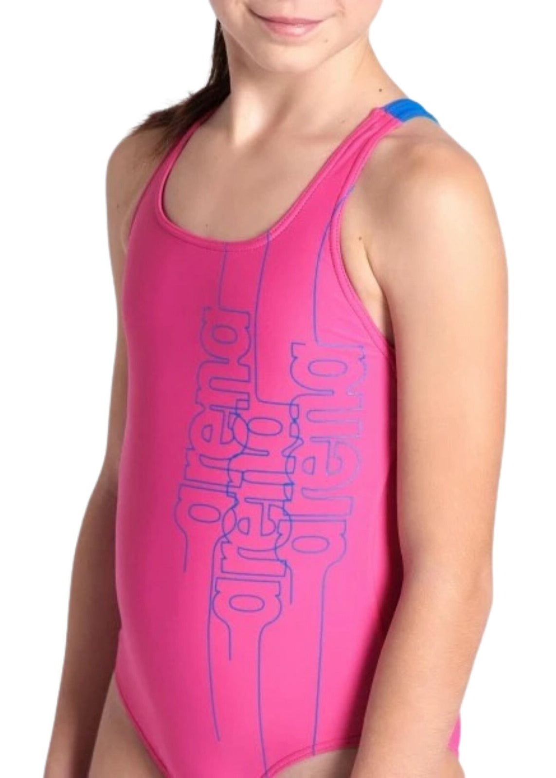 Arena Girl's Swim Pro Back Graphic Swimsuit Swimming Costume BNWT