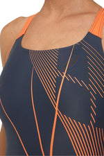Arena Women's Branch Swim Pro Back LB Print Swimsuit Swimming Costume BNWT