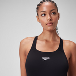 Speedo Women's Eco Endurance+ Medalist Swimsuit Swimming Costume Black 2025 BNWT