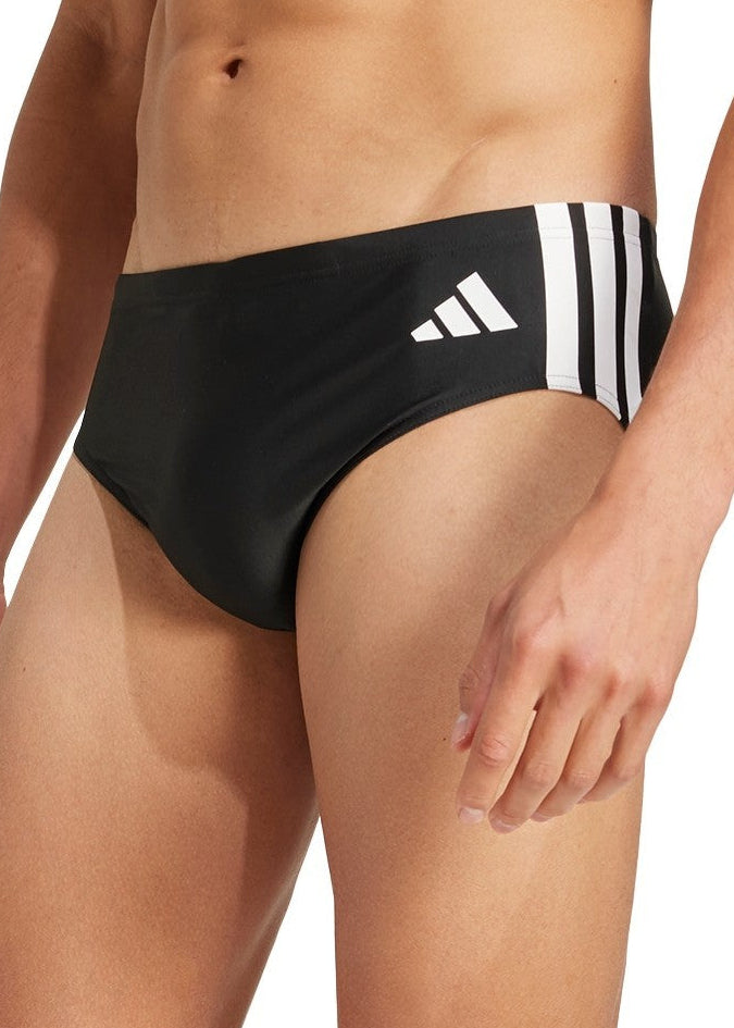 Adidas Men's 3 Stripes Swim Trunk Brief Swimming Costume Swimsuit JN6539 BNWT