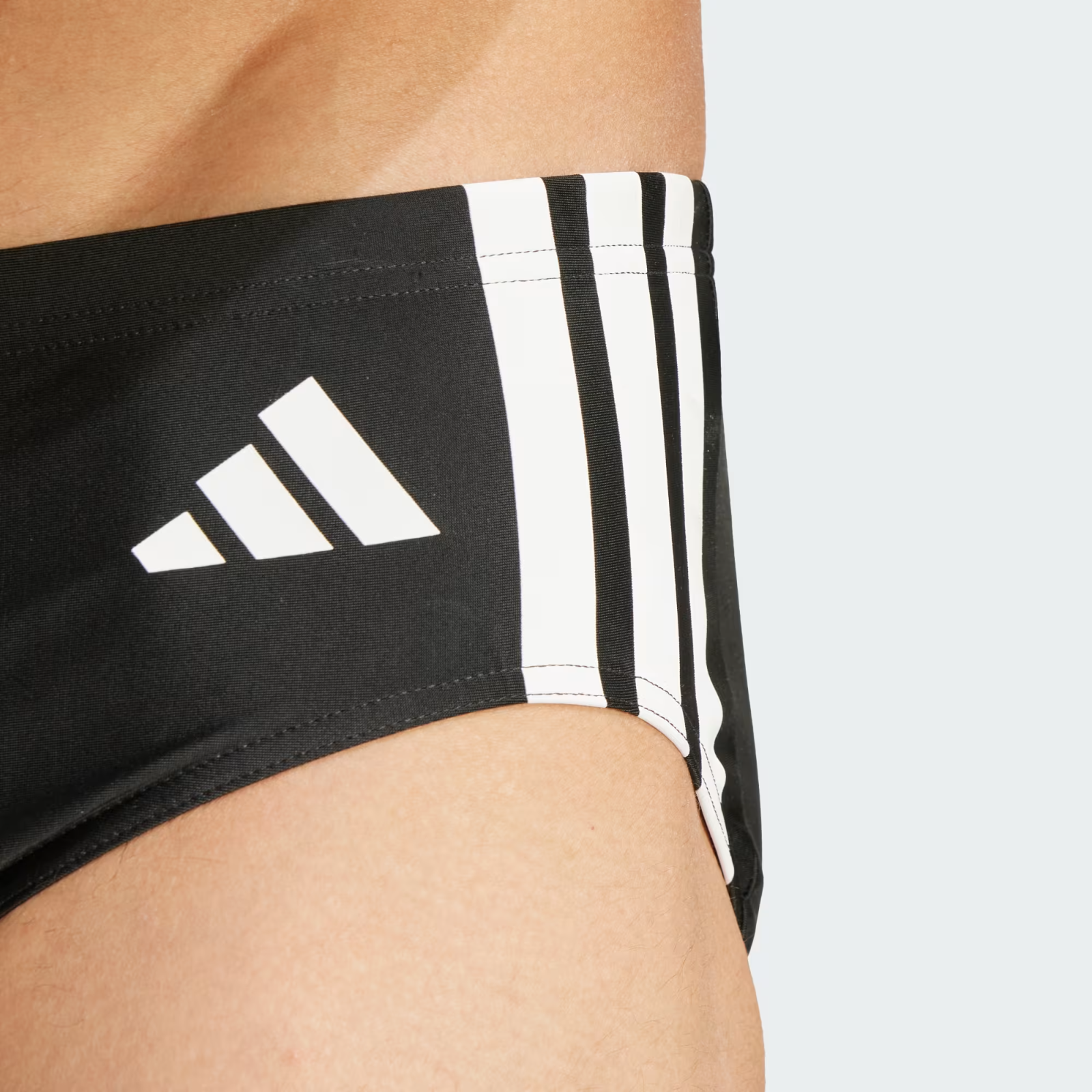 Adidas Men's 3 Stripes Swim Trunk Brief Swimming Costume Swimsuit JN6539 BNWT