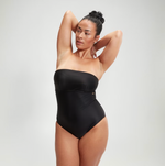 Speedo Women's Shaping Bandeau Swimsuit Swimming Costume Ladies Swimwear BNWT