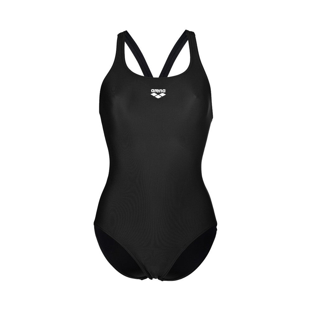 Arena Women's Dynamo One Piece R Swimsuit Swimming Costume Swimwear Black BNWT