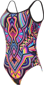 Zoggs Women's Dreamcatcher Deep Scoopback Swimsuit Swimming Costume BNWT