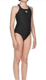 Arena Girl's Dynamo Junior One Piece Swimsuit Swimming Costume Black BNWT