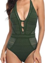 CharmLeaks Women's Mesh Tummy Control Swimsuit Swimming Costume Swimwear BNWT