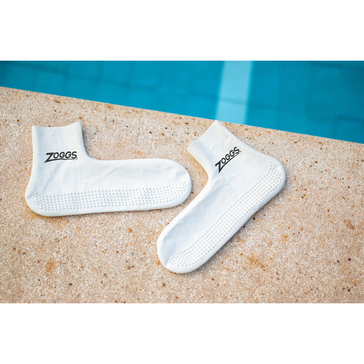 Zoggs Latex Pool Socks for Swimming Adult & Junior/Children's BLUE BNWT