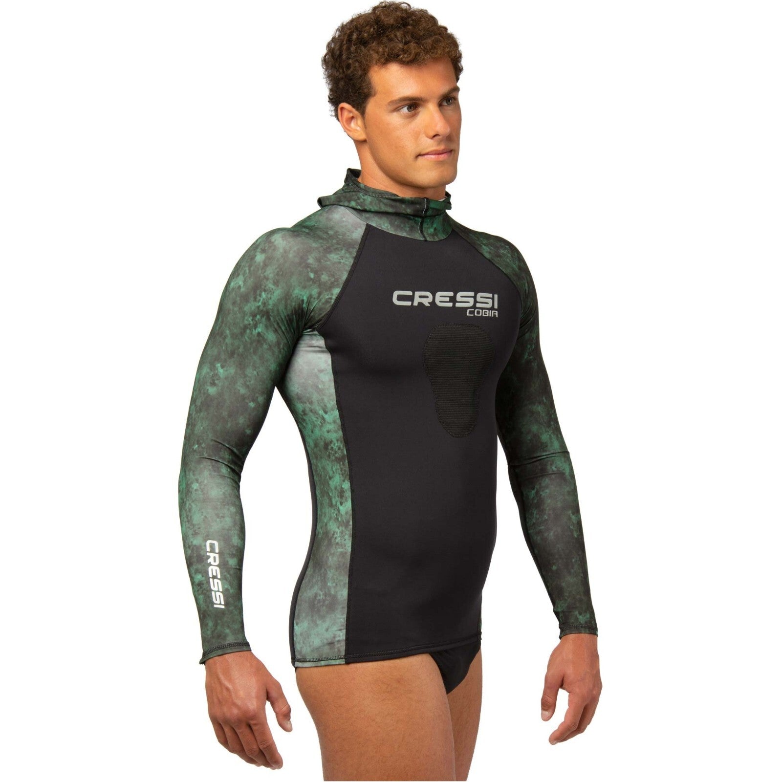 Cressi Cobia Hunter Men's Long Sleeve Rash Guard Vest Top Swimsuit Wetsuit BNWT