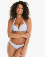 Sunseeker Women's Glam Bikini Top Padded Halter Neck Swimsuit UK 16 20 22 BNWT
