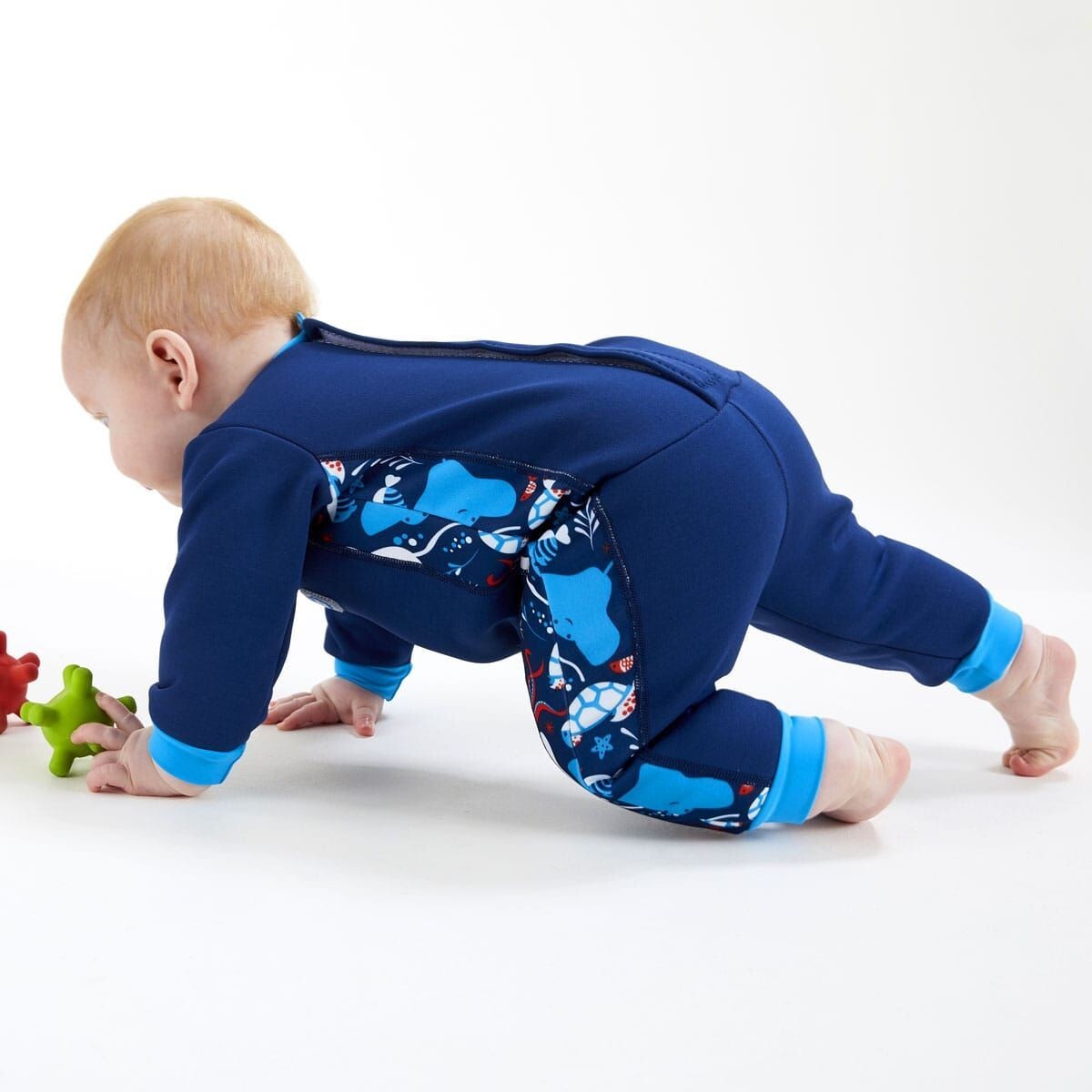 Splash About Baby Wetsuit - Warm In One Baby And Toddler - Under The Sea - BNWOT