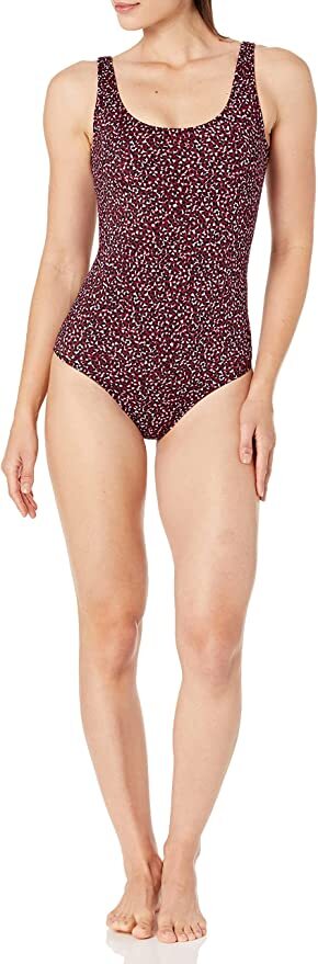 Amazon Essentials Women's One Piece Coverage Swimsuit Swimming Costume BNWT
