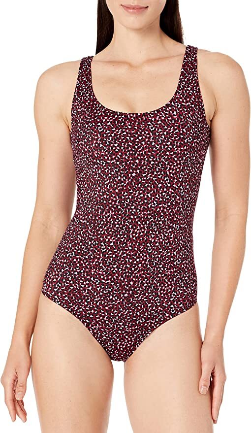 Amazon Essentials Women's One Piece Coverage Swimsuit Swimming Costume BNWT