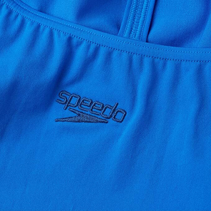 Speedo Women's Eco Endurance+ Thinstrap Swimsuit Swimming Costume Blue BNWT