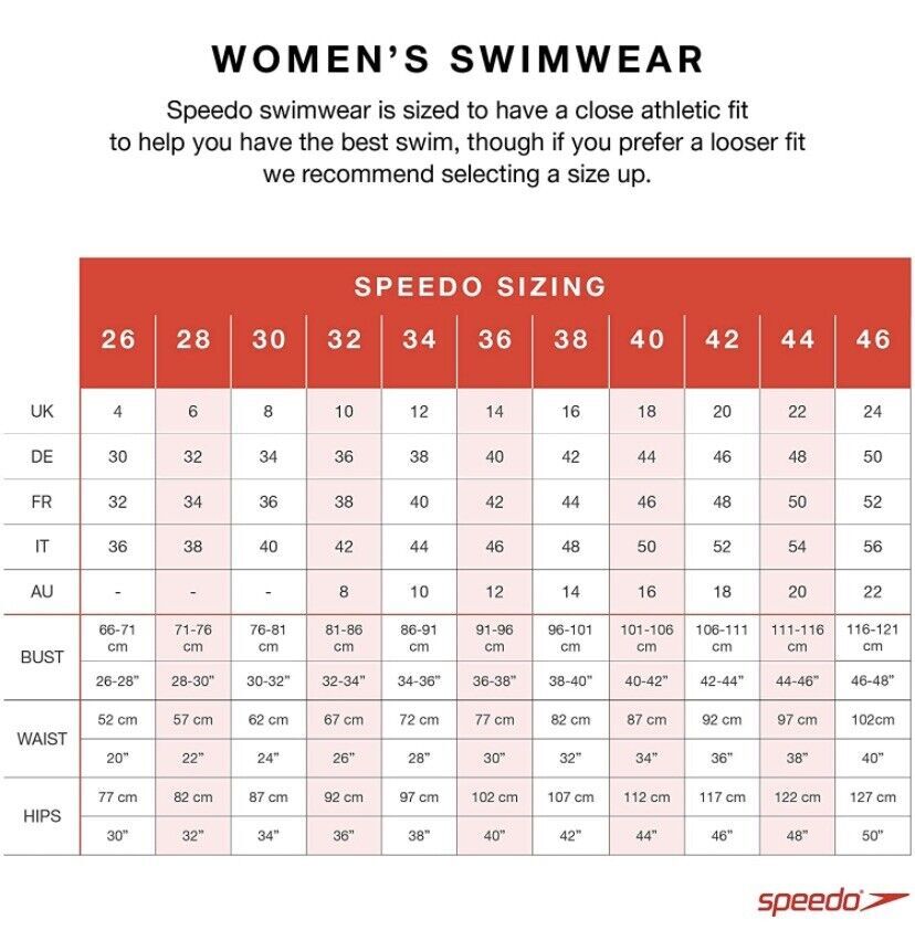 Speedo Women's Eco Endurance+ Medalist Swimsuit Swimming Costume Blue 2025 BNWT