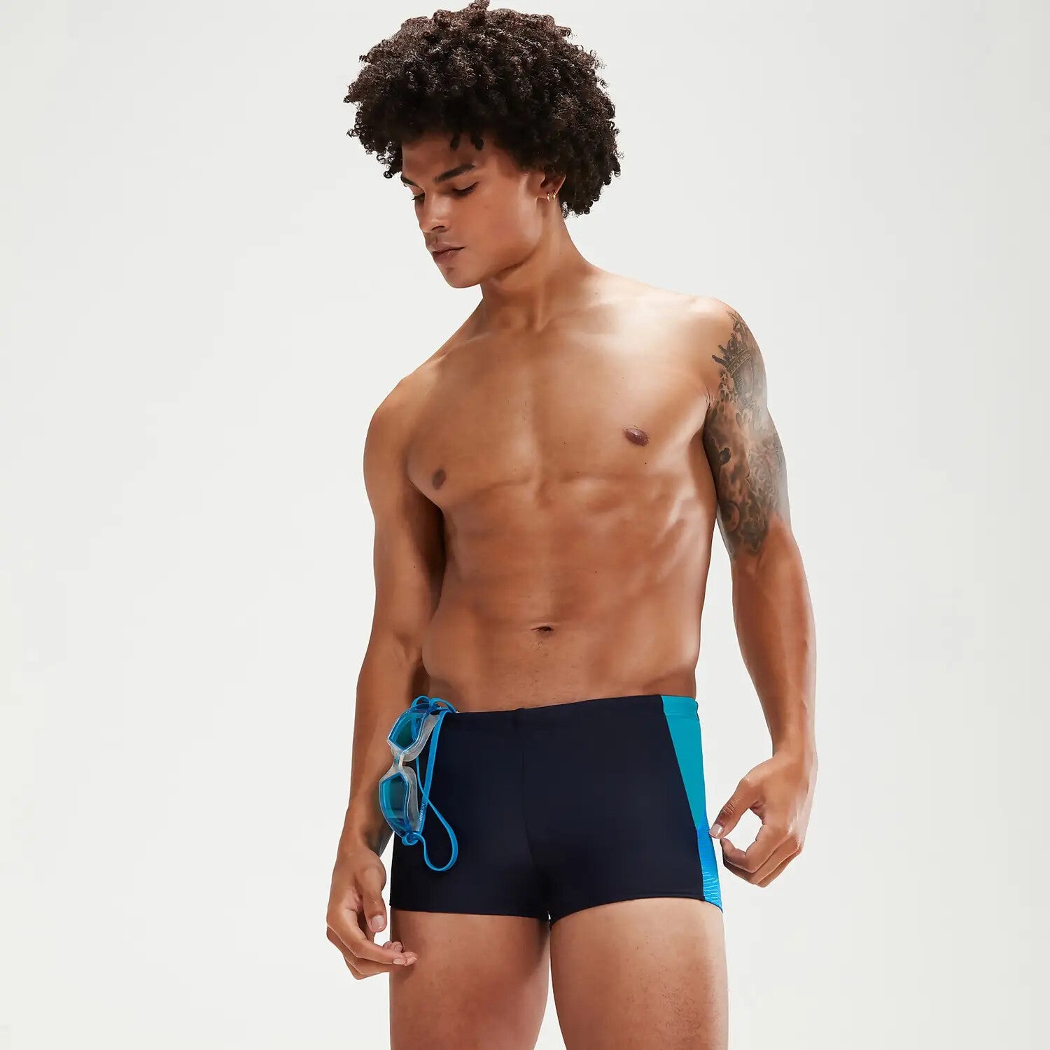 Speedo Men's Dive Aquashort Trunks Swimsuit Swimming Costume Shorts BNWT