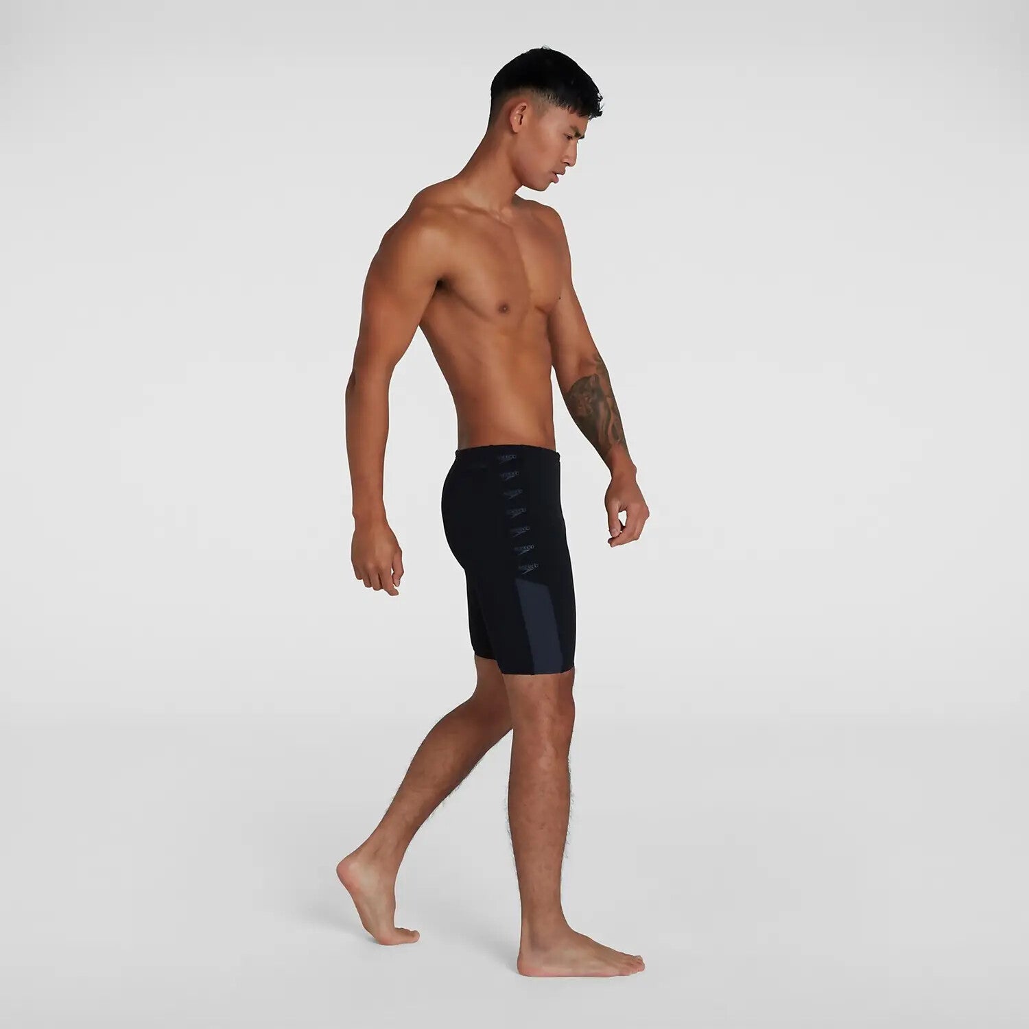 Speedo Men's Boom Logo Splice Jammer Swimsuit Swimming Costume Shorts BNWT