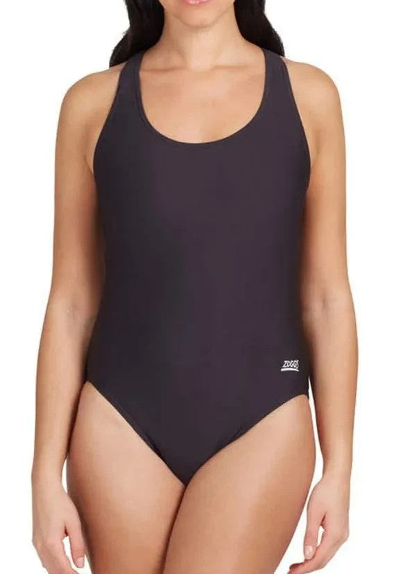 Zoggs Women's Cottesloe Flyback Ecolast Swimsuit Swimming Costume BNWT