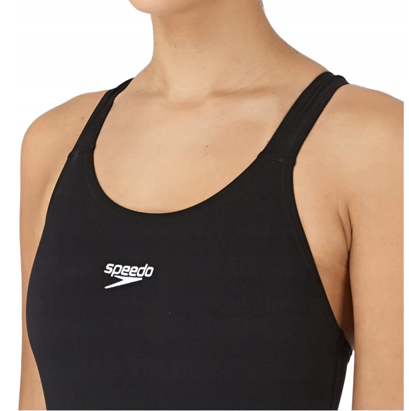 Speedo Women's Endurance+ Medalist Swimsuit Swimming Costume Black BNWT