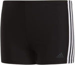 Adidas Boy's Classic 3 Stripes Swim Shorts Swimsuit Swimming Costume Boxer BNWT