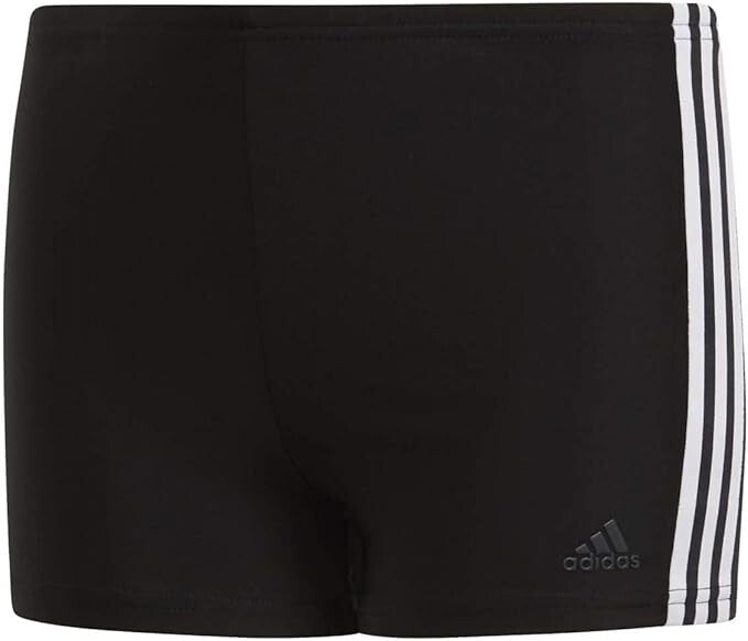Adidas Boy's Classic 3 Stripes Swim Shorts Swimsuit Swimming Costume Boxer BNWT