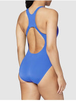 Speedo Women's Endurance+ Medalist Swimsuit Swimming Costume Blue BNWT