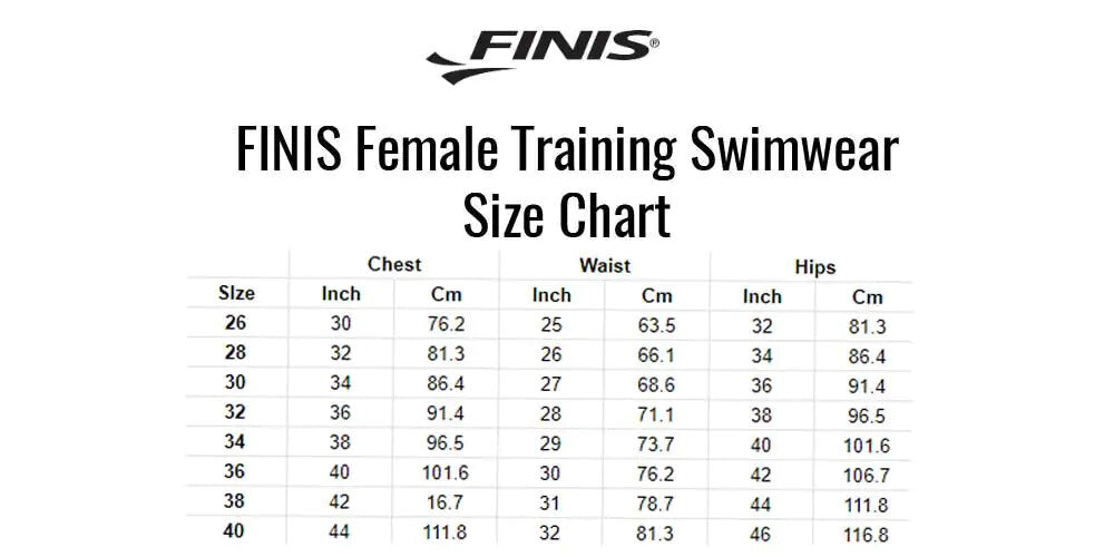 Finis Women's Openback Splice Swimsuit Swimming Costume Black/Blue BNWT