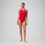 Speedo Women's Eco Endurance+ Medalist Swimsuit Swimming Costume Red 2025 BNWT