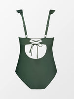 Cupshe Women's Ruffle Maternity Pregnancy Swimsuit Swimming Costume Ruched BNWT