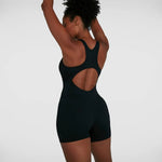 Speedo Women's Essential Endurance+ Legsuit Swimsuit Swimming Costume Black BNWT