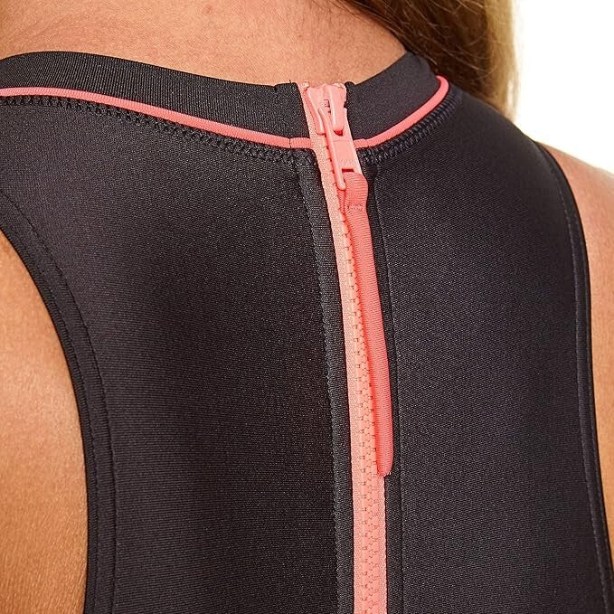 Zoggs Women's Cable Zipped High Neck Swimsuit Swimming Costume BNWT